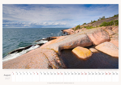 Nordische Nationalparks - Wandkalender 2027 - 59 x 42 cm - Trabandt Medien