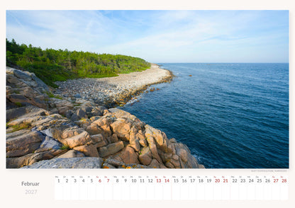 Nordische Nationalparks - Wandkalender 2027 - 59 x 42 cm - Trabandt Medien