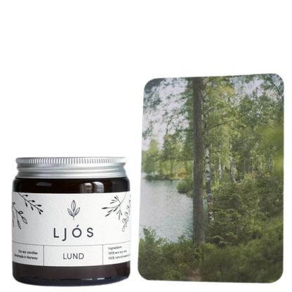 LUND – Duftkerze aus Bio-Sojawachs im Glas – 100 g