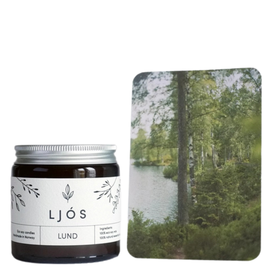 LUND – Duftkerze aus Bio-Sojawachs im Glas – 100 g