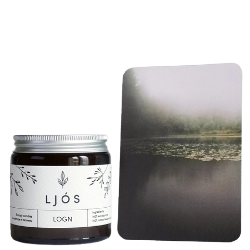 LOGN – Duftkerze aus Bio-Sojawachs im Glas – 100 g
