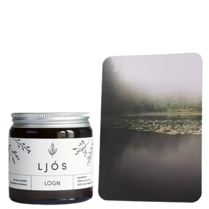 LOGN – Duftkerze aus Bio-Sojawachs im Glas – 100 g