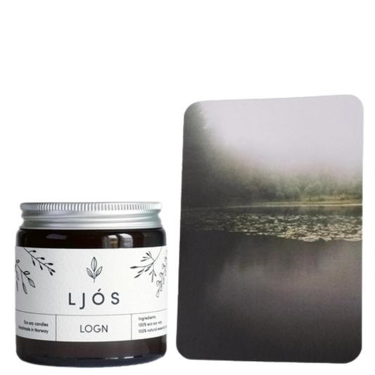 LOGN – Duftkerze aus Bio-Sojawachs im Glas – 100 g