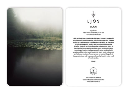 LOGN – Duftkerze aus Bio-Sojawachs im Glas – 100 g