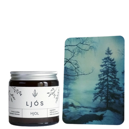 HJOL – Duftkerze aus Bio-Sojawachs im Glas – 100 g