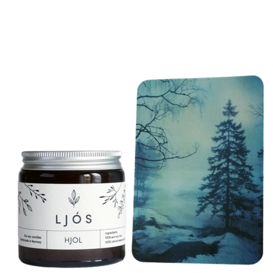 HJOL – Duftkerze aus Bio-Sojawachs im Glas – 100 g