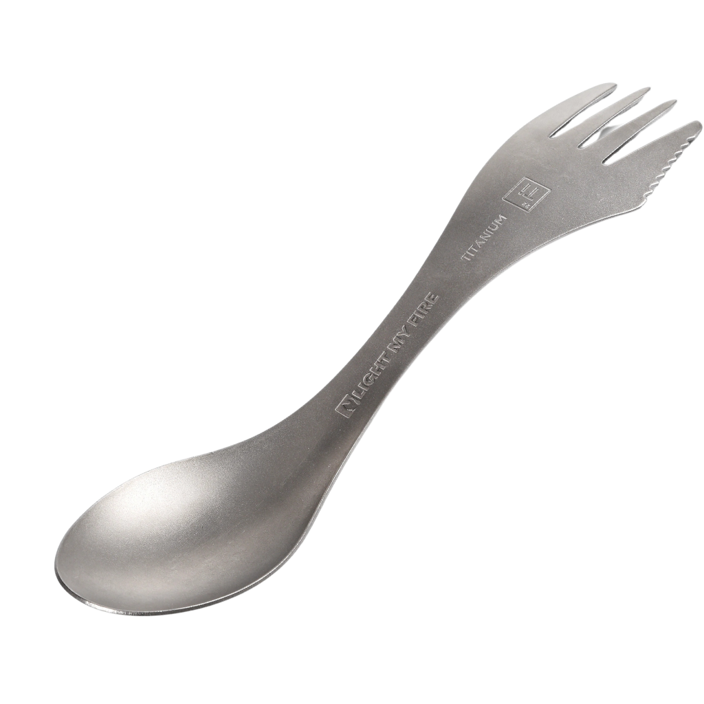 Swedish Spork aus Titan leichtes 3in1 Besteckfür Camping und Outdoor