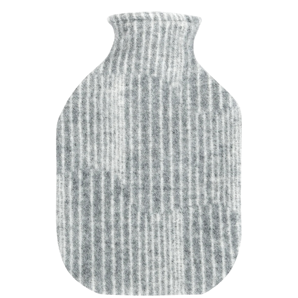 Aurora Wärmflasche - Grau-Weiß