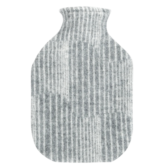 Aurora Wärmflasche - Grau-Weiß