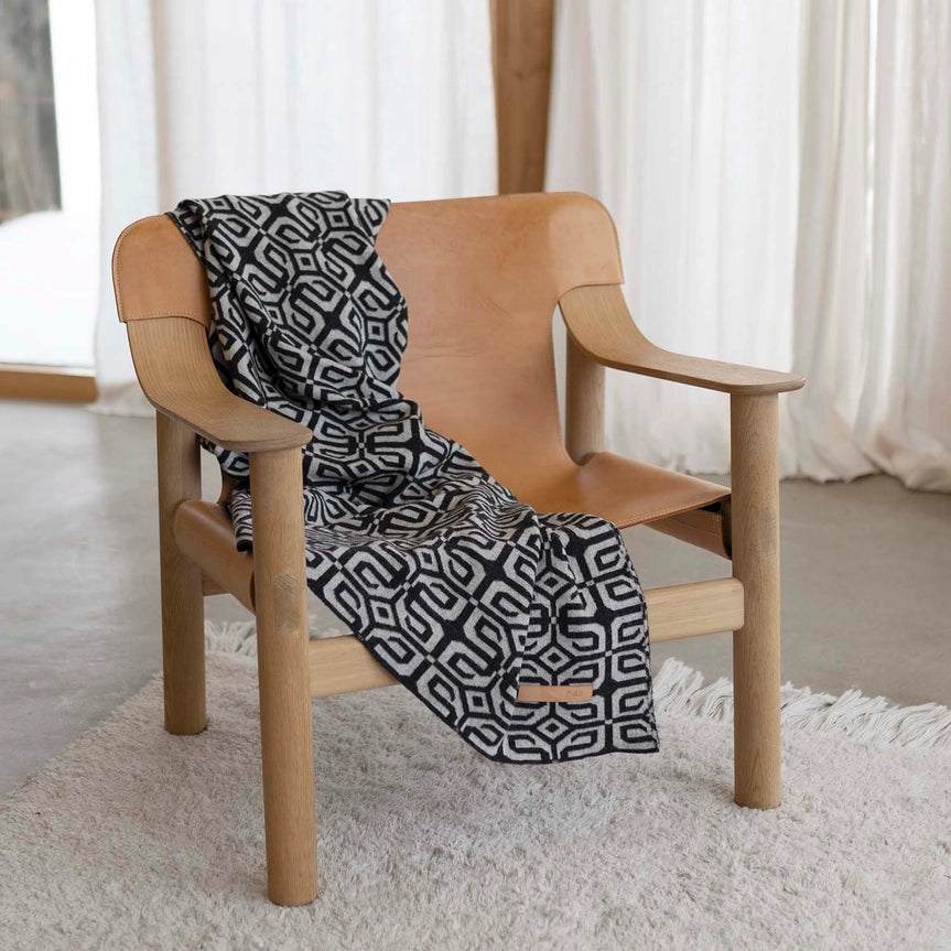 Wolldecke Louhi aus Lammwolle - 130 x 150 cm