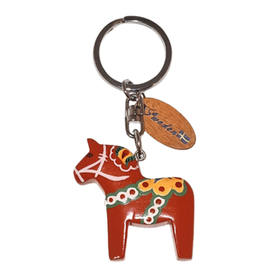 Dalapferd - Schlüsselanhänger - 4,5 cm