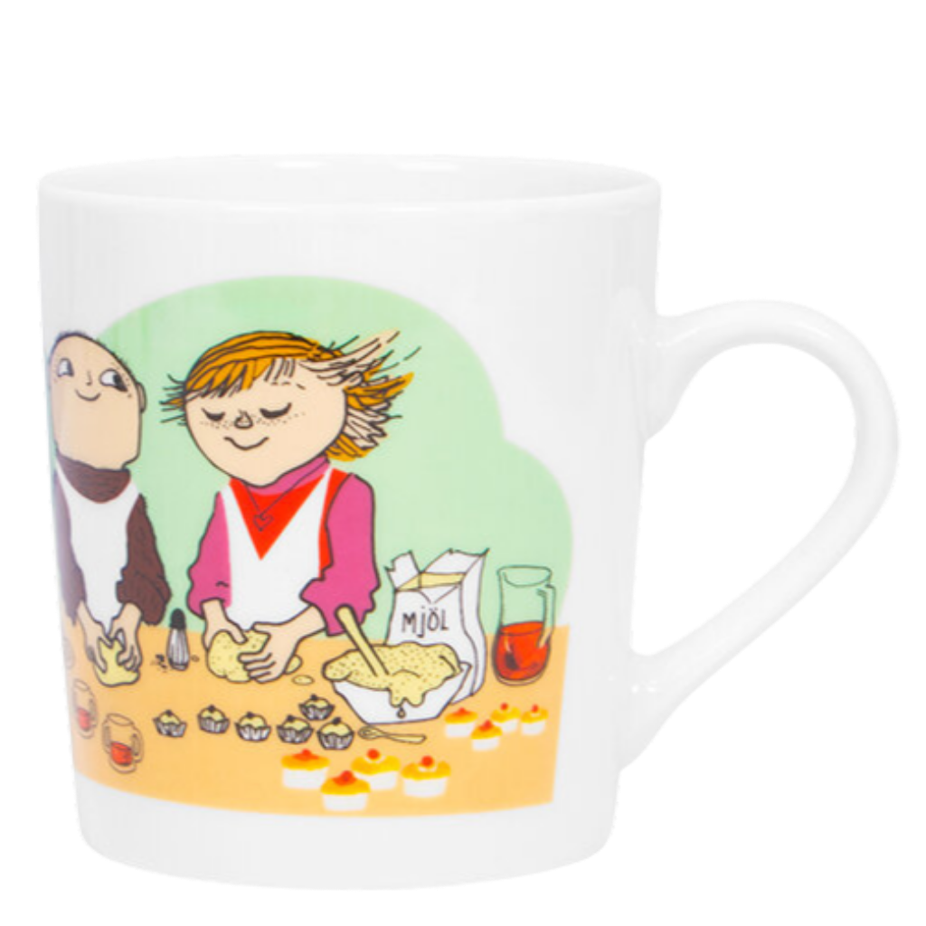 Kinderbecher aus Porzellan - Willi Wiberg und Milla