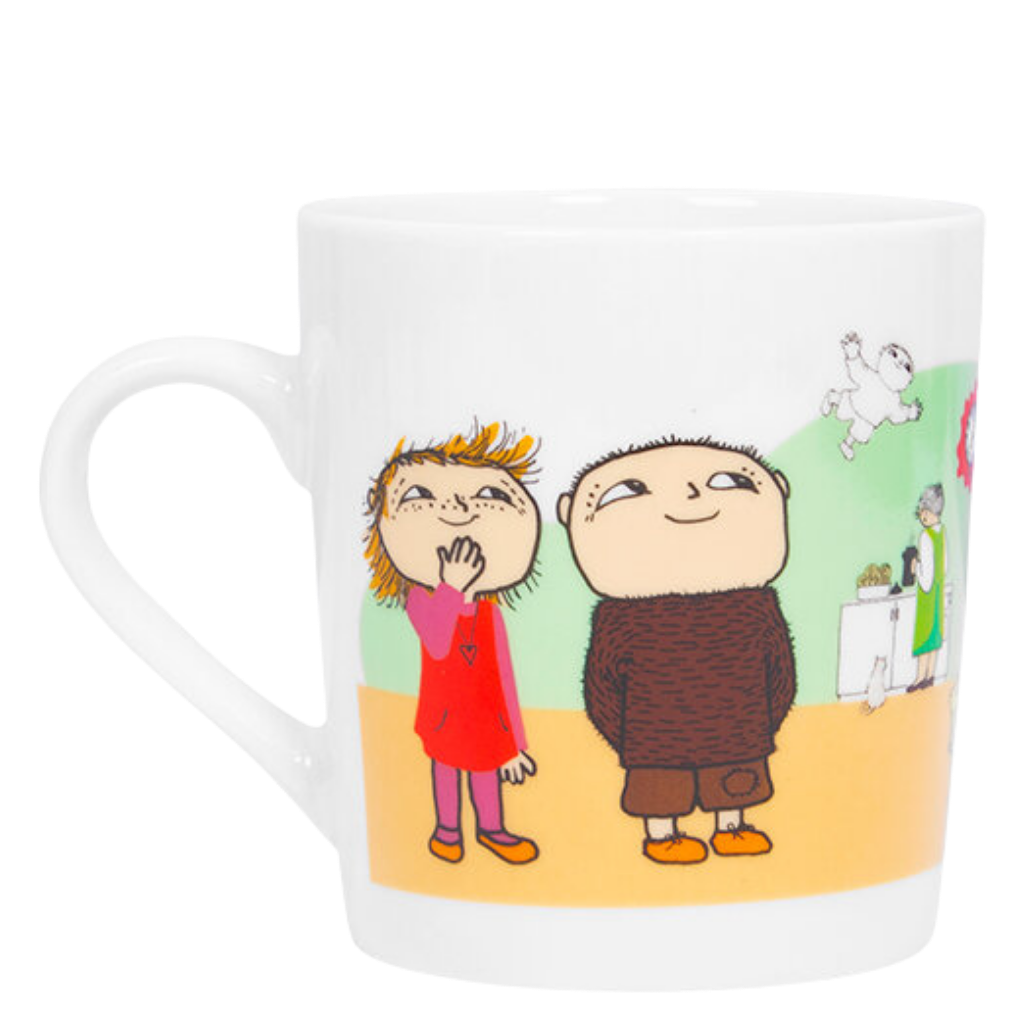 Kinderbecher aus Porzellan - Willi Wiberg und Milla