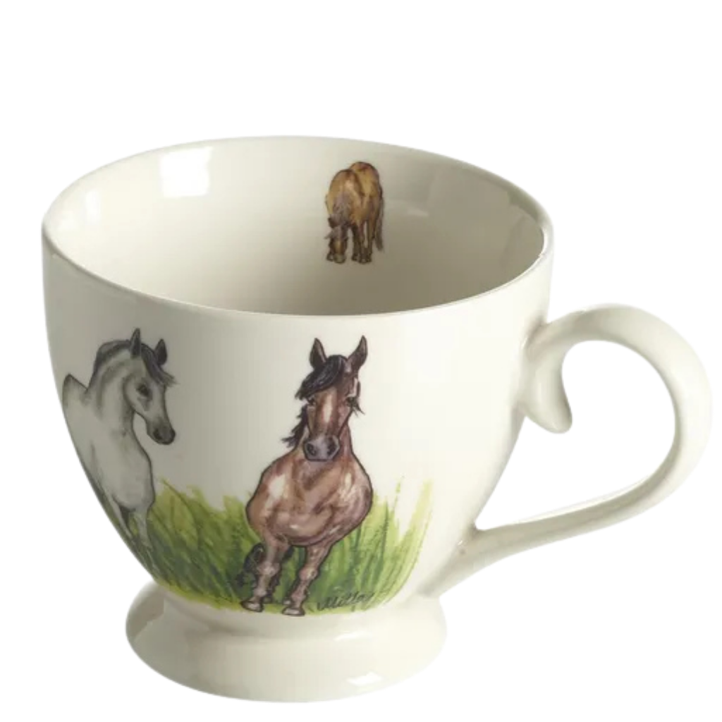 Teetasse mit Pferdemotiv - 10 cm, 40 cl