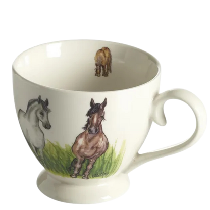 Teetasse mit Pferdemotiv - 10 cm, 40 cl