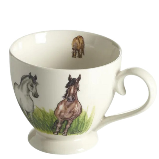 Teetasse mit Pferdemotiv - 10 cm, 40 cl