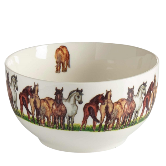 Schale mit Pferdemotiv - 7 cm, 40 cl