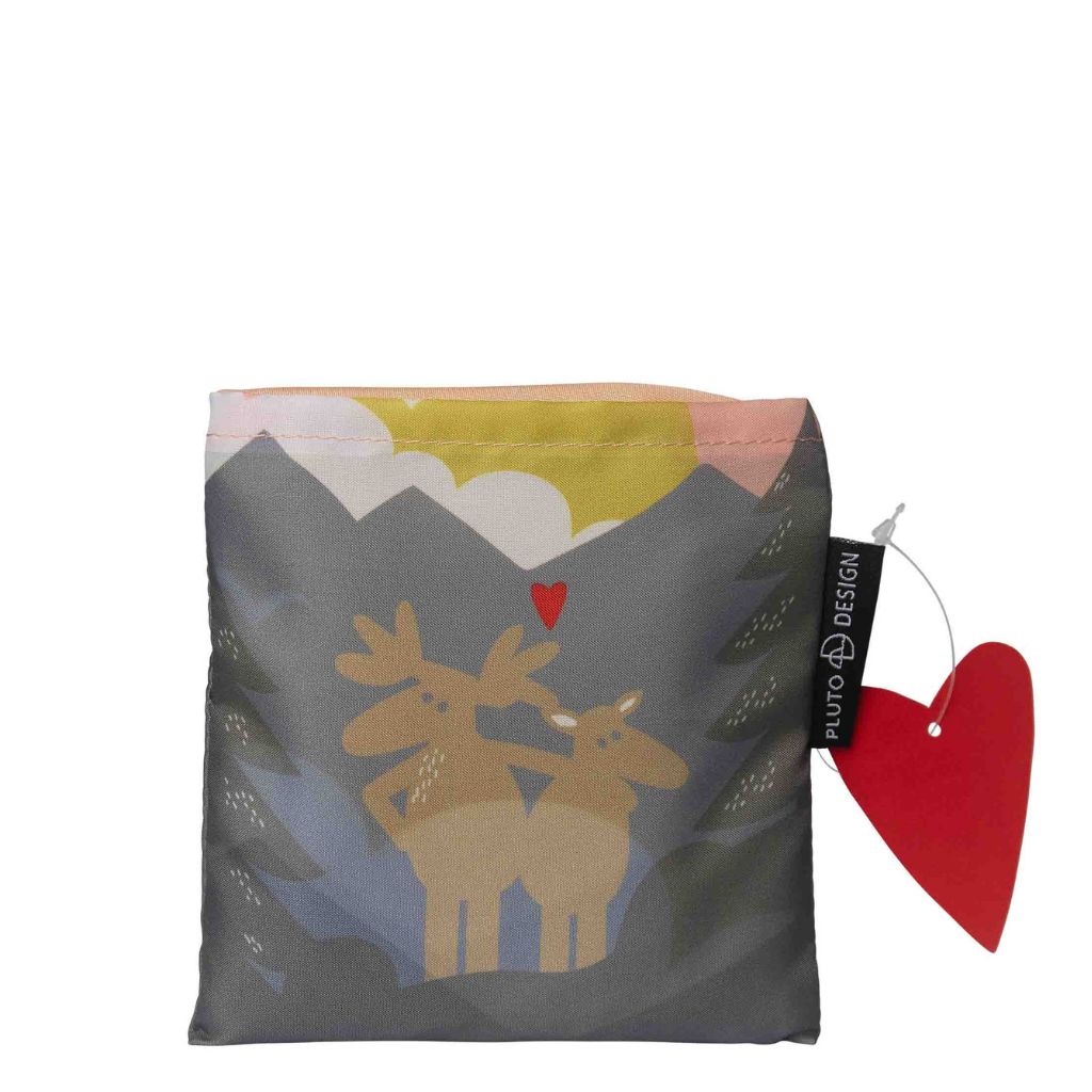 Einkaufstasche - Verliebte Elche