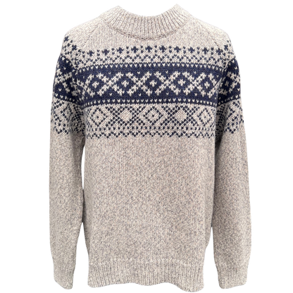 Herren Pullover Merinowolle grau