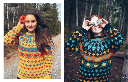 Einfach nordisch stricken: Farbenfroh!