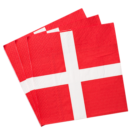 Einweggeschirr mit Flaggenmotiv