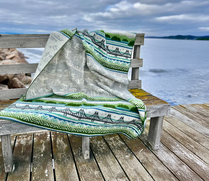 Höga Kusten- Wolldecke - 130 x 180 cm