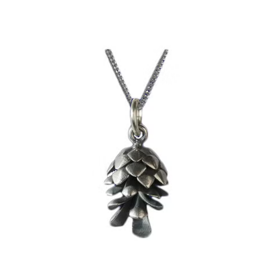 Northern Lights Sami Pendant - 30 x 10 mm - with Silver Chain - 45 cm