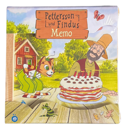Pettersson und Findus - Memo in Holzkästchen