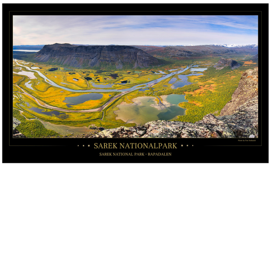 Sarek Rapadalen - Poster 97 x 57 cm