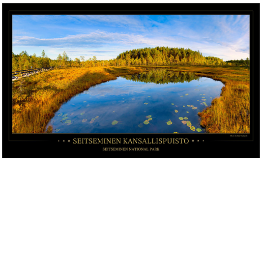 Seitseminen moorland lake - Poster 97 x 57 cm