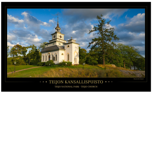 Teijo church - Poster 97 x 57 cm