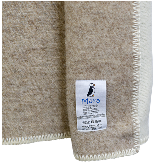 Wolldecke aus 100 % Schurwolle - 140 x 220 cm