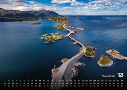 Norwegen - Im Land der Fjorde - Wandkalender 2027 - 59 x 42 cm