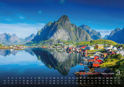 Norwegen - Im Land der Fjorde - Wandkalender 2027 - 59 x 42 cm