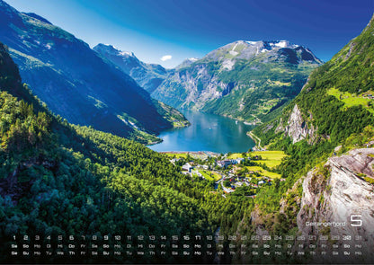 Norwegen - Im Land der Fjorde - Wandkalender 2027 - 59 x 42 cm