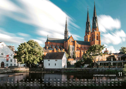 Schweden - Magie des Nordens - Wandkalender 2027 - 59 x 42 cm