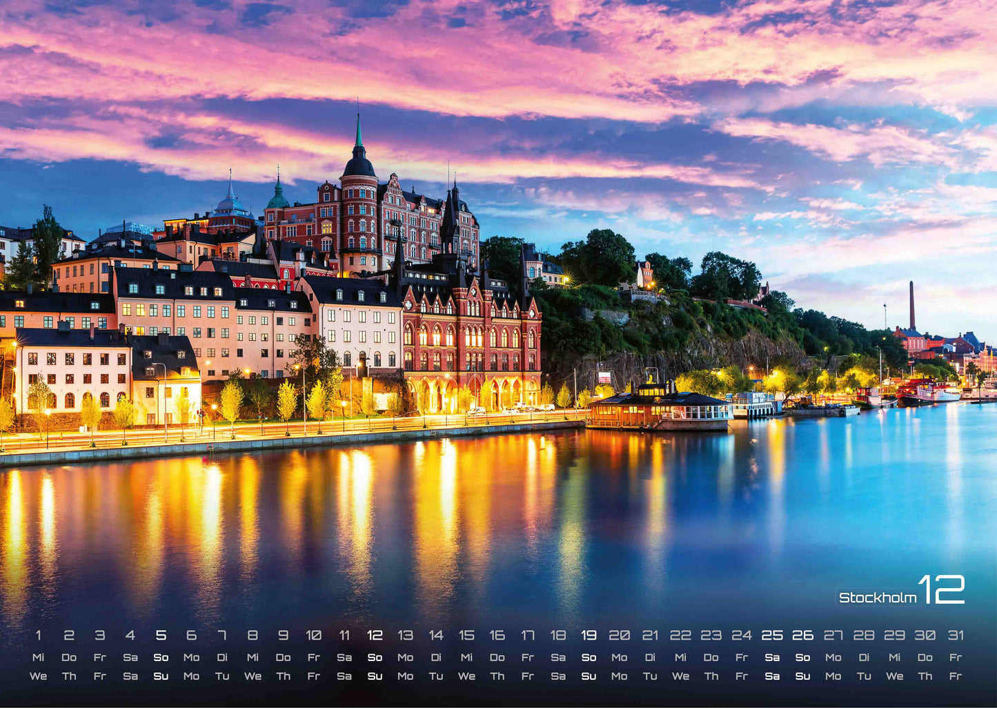 Schweden - Magie des Nordens - Wandkalender 2027 - 59 x 42 cm