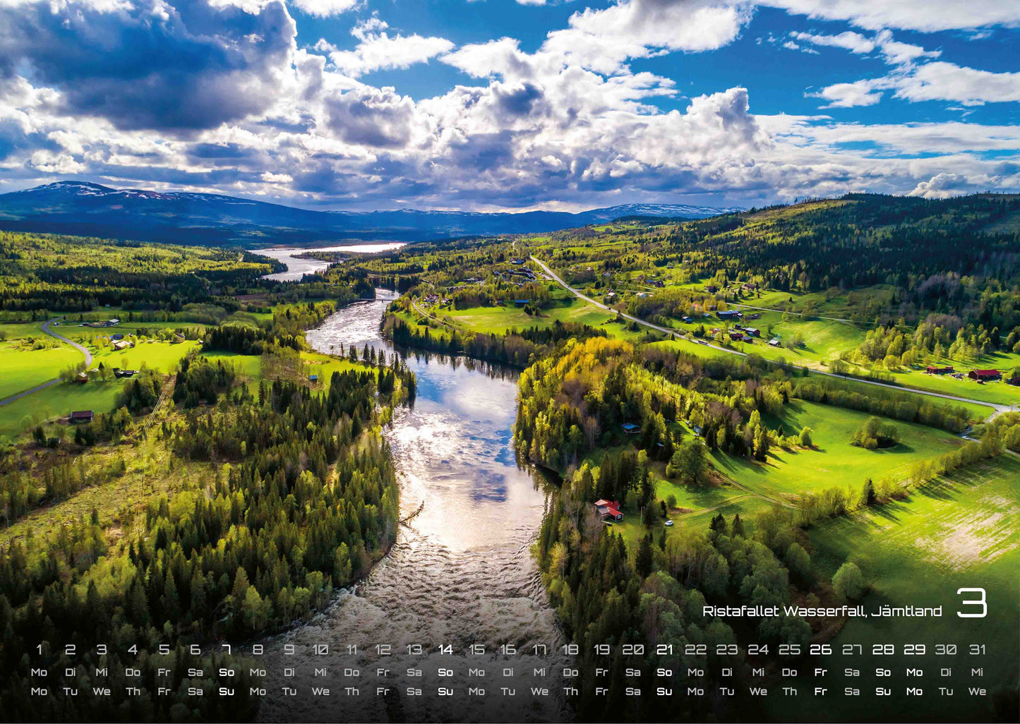 Schweden - Magie des Nordens - Wandkalender 2027 - 59 x 42 cm