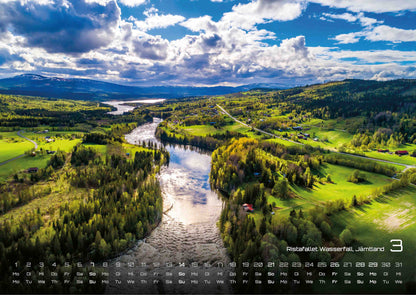 Schweden - Magie des Nordens - Wandkalender 2027 - 59 x 42 cm