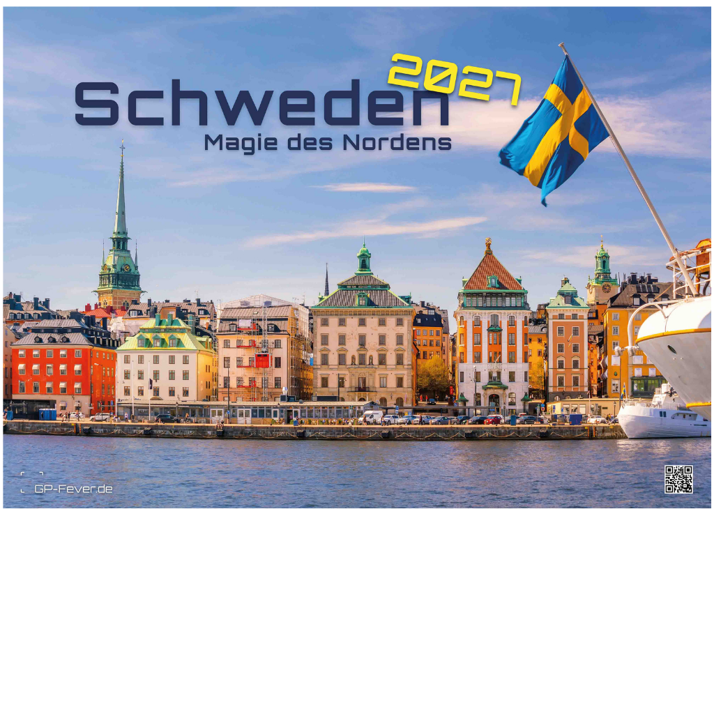 Schweden - Magie des Nordens - Wandkalender 2027 - 59 x 42 cm
