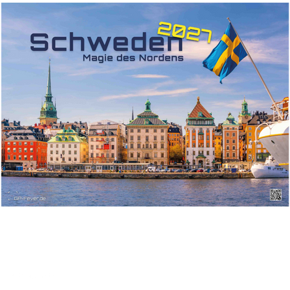 Schweden - Magie des Nordens - Wandkalender 2027 - 59 x 42 cm