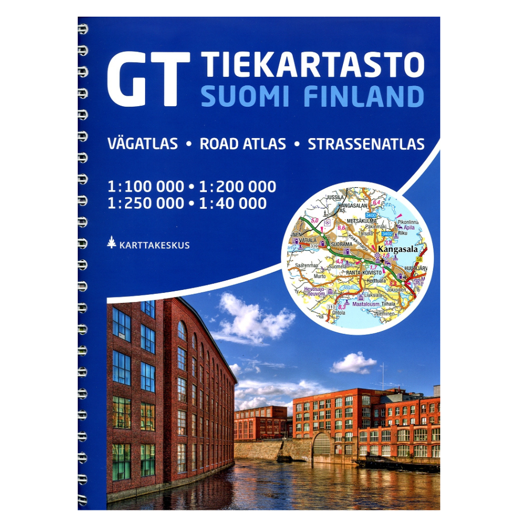 Tiekartasto Suomi - Finnland Strassenatlas / Autoatlas