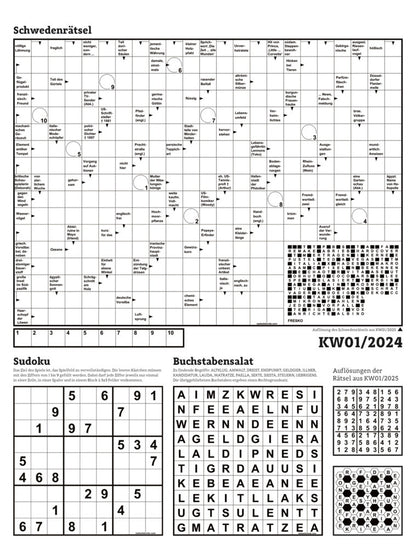 Island - Die Insel aus Feuer und Eis - Wochenplaner Kalender 2024 - 25 x 33 cm