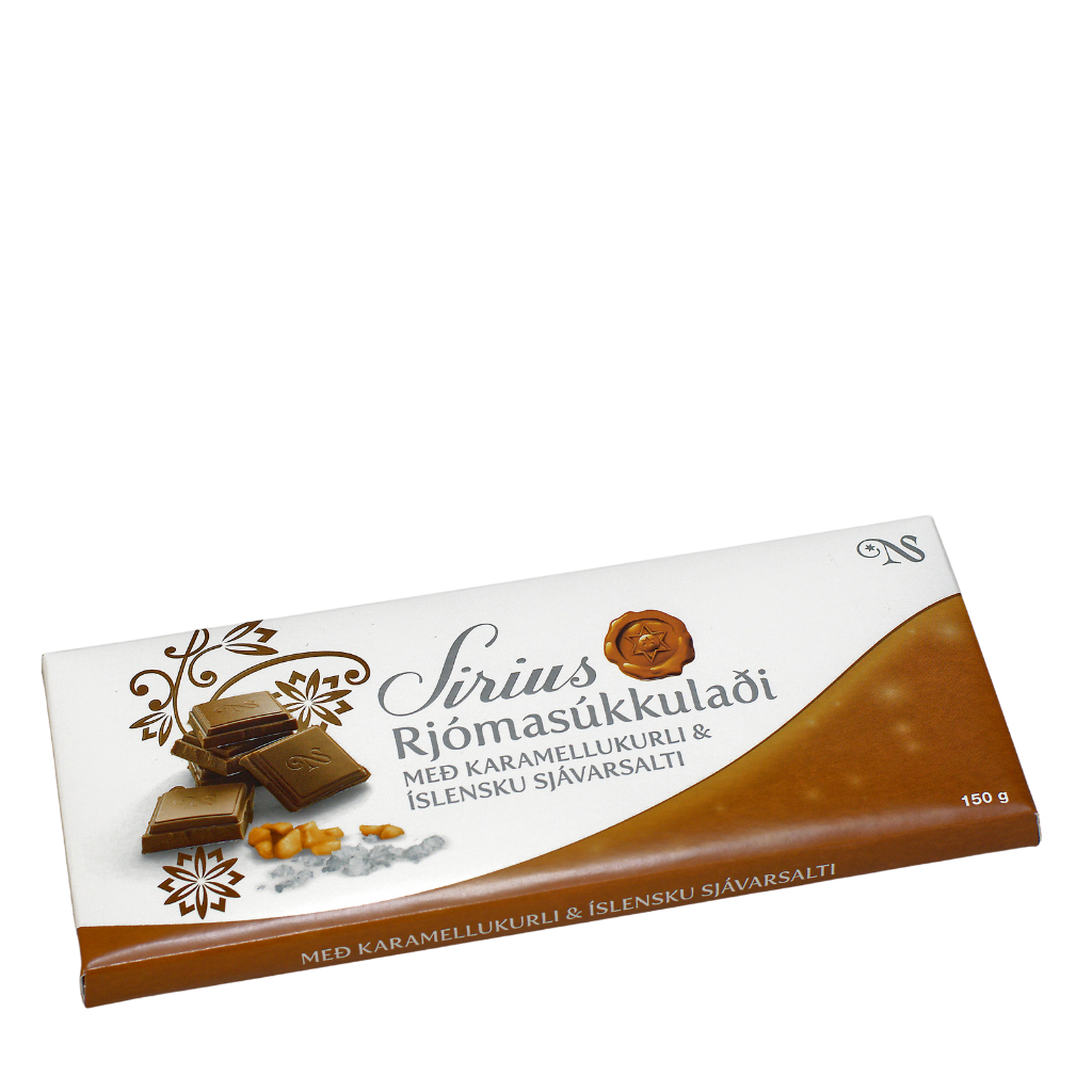 Sirius Rjomasukkuladi - Schokolade mit Karamell und isländischem Meersalz - 150 g