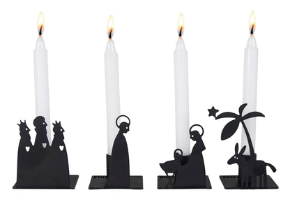 Krippen-Kerzenständer - vierteilig