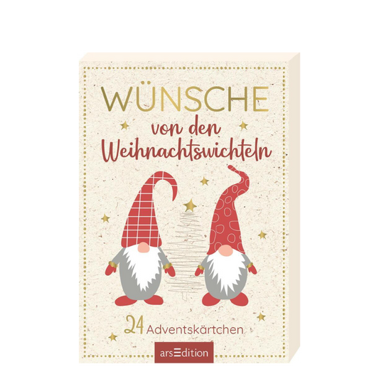 Wünsche von den Weihnachtswichteln - Adventskärtchen