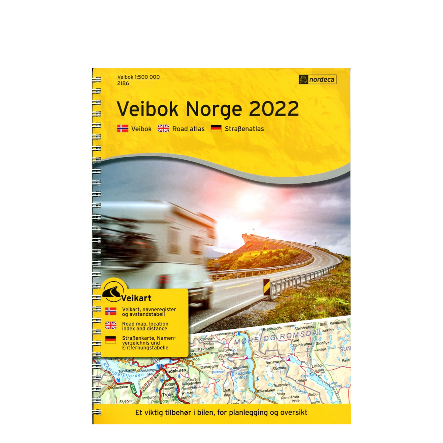 Veibok Norge - Autoatlas Norwegen 1:500.000 - Nordeca