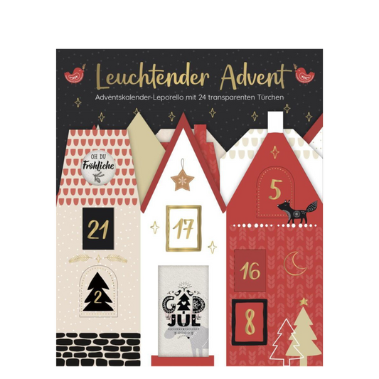 Leuchtender Advent - Adventskalender-Leporello