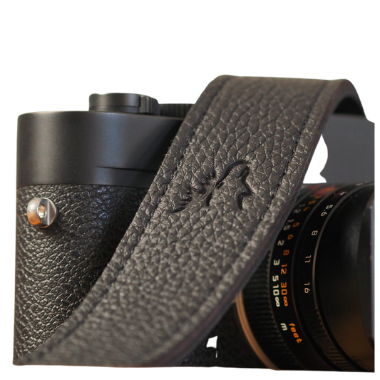 EDDYCAM Kameragurt - Elchleder - 35 mm - Schwarz