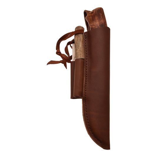 Messerset Jagdmesser Survival + Feuerstahl + Diamant-Schleifstein - 210 mm